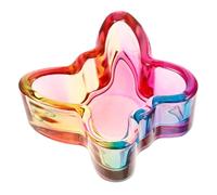 Artibetter Crystal Nail Dappen Cup Glass Manicure Dish Brush Cup for Nails Decorative Bowl Salon Use Butterfly Shape