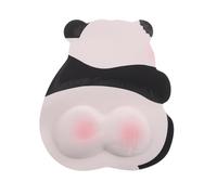 Artibetter Cute Panda Laptop Mouse Pad with Wrist Rest Featuring Milk Silk Material and Anti-slip Base, for Office and Gaming Use with Adorable Pink Aesthetic Design