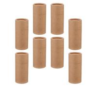 Artibetter Cylinder Storage Boxes Container 8pcs Kraft Paper Tube Packing Boxes for Small Items and Convenient Storage