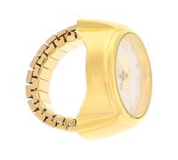 Artibetter Decorative Ring Watch with Wear-resistant Stainless Steel and Glass, Simple Retro Finger Watch Displaying Time, Practical and Stylish for Most People