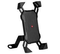 Artibetter Degree Rotation Motorcycle Phone Holder Black PC Adjustable Design Fits 3.5-7 Inch Phones and Tablets Compatible with Rearview Mirror Hole to 1cm for Scooter and Motorbike