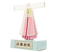 ARTIBETTER Delicate Origami Paper for DIY Traditional Chinese Clothes Folding Lightweight Craft Making Paper for Beginners and Experts for Home School Kindergarten Handicraft Projects Gift