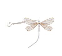 Artibetter Delicate with Elegant and Bright Colours Sun Catcher Crystal Hanging Ornament Dragonfly Made from Artificial White Crystal for and Garden Decorations