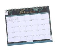 ARTIBETTER Desktop Calendar with Standing Flip Monthly Planner for Office and School Elegant Minimalist Patterns Daily Flip Functionality for Easy Organization and Desk Decoration