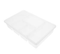Artibetter Divided Serving Food Storage Container with 5 Compartments and Sealed Lid, Pp Snack Box for Keeping Food Fresh, for Barbecues and Outdoor Activities