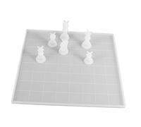 ARTIBETTER DIY Chess Mold Set Silicone Mould for Handmade Chess Board Durable and Easy to Use for Creative Baking and Crafting Projects