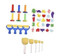 ARTIBETTER DIY Drawing Tools Basic Sponge Painting Brushes for Childrens Art Class and Craft Activities Ergonomic Non Toxic Design Preschool Boys