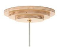 Artibetter DIY Wooden Cat Scratching Post Disc for Indoor Cats and Small Animals Easy to Install Accessory with Adjustable Size 7-16cm for Home