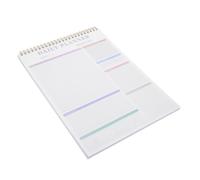 Artibetter Do List Memo Pad A4 Daily Planning Notepad Undated Tear-off Schedule Planner Paper Pad for Office and Home Use
