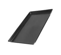 Artibetter Dog Cage Bottom Tray 43.5x32.4cm Thickened Black Plastic Replacement Crate Pan for Dogs Cats Rabbits Birds, Sturdy Drain Pan Suitable for Pet Kennels and Cage Cleaning