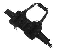 Artibetter Dog Saddle Bag Backpack for Large Dogs Multiple Side Pockets Black Travel and Training Gear for Working Hounds