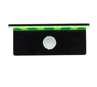 ARTIBETTER Double Layer Coral Frag Rack Wear-resistant in Fluorescent Green Acrylic with 8 Holes Coral Stand for Fish and Aquarium Plant Display
