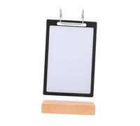 Artibetter Double Sided Menus Display Rack with Stainless Steel and PVC Material, Stain Resistant and Dustproof Menu Sign Holder for Display Marketing and Photos
