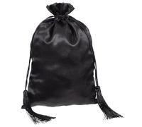 Artibetter Drawstring Bag Easy to Carry and Reusable with Tassel Design, Compact Multi-Function Storage Pouch Featuring Two Flat Tassel Drawstrings for Travel Toiletries Or