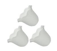 ARTIBETTER E27 Glass Lampshade Set | Assorted Floral Design for Ceiling Floor and Wall Lamps | Decorative Frosted Tulip Shade - 3Pcs