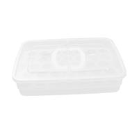 Artibetter Egg Storage Box Compartment Fresh-keeping Container for Fridge Kitchen Household Use Egg Case