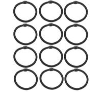 Artibetter Elastic Hair Ties and Comfortable Nylon Hair Bands 100pcs for Women Black with High Elasticity Suitable for Daily Using and Dating
