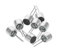 Artibetter Electret Condenser Microphone Pickup Voice Recognition Technology 8pcs with Pcb Pins Aluminium Material for Homes and Surveillance Security Microphone Applications