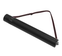 Artibetter Expandable Plastic Poster Storage Tube with Adjustable Shoulder Strap for Blueprints and Documents, Telescoping Design Extends from 20 to 35 Inches, Multi-Functional Black Drawing
