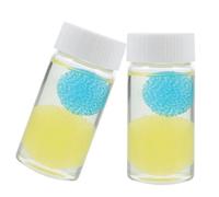 ARTIBETTER Eyelash Tweezers Cleaner 2Pcs with Random Colored Beads for Professional Salon Use Eyelash Grafted Tweezers Accessories Cleaning Solution