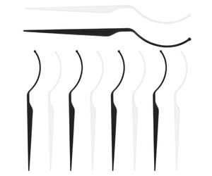 Artibetter Eyelash with Smooth and View Display Acrylic Sticks 10pcs Modern Sl alse Eyelash Display Holder for Organising and Showcasing Lashes at Home Or