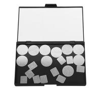 Artibetter Eyeshadow Palette Empty Makeup Tray Black Magnetic with Mirror Sleek Plastic and Iron Design, Multifunctional Use for Eyeshadow Pans for DIY Makeup Application