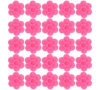 ARTIBETTER False Lash Glue Cup Flower Shape Holder 200 Pcs Plastic Pallet Pads for Eyelash Extension Tools at Home and Salon