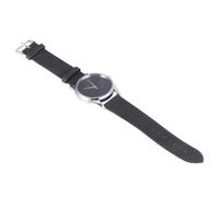 Artibetter Fashion Quartz Wristwatch and Sturdy Alloy Case for Women with Black Leather Strap Simple Time Display Design for Leisure and Birthday Gifts