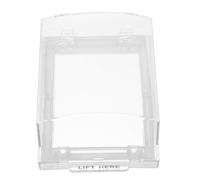 Artibetter Fire Alarm Cover Manual Alarm Switch Protector with Full Coverage Protection and Aesthetic Design, Plastic Emergency Reset Button Protector Suitable for Schools and Indoor Use