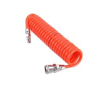 ARTIBETTER Flexible Retractable PU Air Hose Compressor Recoil Memory Tubing for Air Tools Non-Toxic Material Water and Non-Corrosive Oil Use Working Temperature