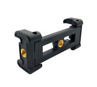 Artibetter Folding Phone Mount Selfie Phone Mount with Attachable to Tripod and Inner Padding Protection Black Portable in Pocket Or Briefcase