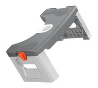 Artibetter Folding Toilet Step Stool for Adults, Anti-Slip Sturdy Bathroom Footstool in Advanced Grey, Space-Saving Squatting Stool for Toilet Assistance and Comfort