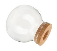 ARTIBETTER Glass Hydroponic Vase Stopper, Small Round Ball Hydroponic Plant Planter for Desktop Propagation Station and Water Planting Terrarium Container