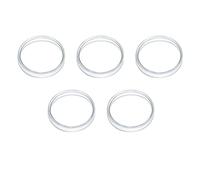 ARTIBETTER Glass Petri Dishes High Borosilicate Material for Laboratory and School Teaching 5pcs Reliable and Practical Design Easy and Convenient to Use for Cell Culture and Experiments