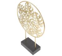 Artibetter Golden 15-leaf Iron Monstera Leaf Table Supply Polished Delicate Modeling Modern Style Light Luxury Texture Artistic Feeling Decoration for Indoor Environment Random Style
