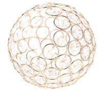 Artibetter Golden Crystal Lampshade Ceiling Light Cover, Decorative Iron Material Modern Elegant Style, Sturdy and Not Easy to Deform, for Home Lighting Decoration