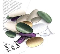 Artibetter Golden Metal Buttons Will Not Rust 10pcs 26x48mm Irregular Shape Sewing Buttons Fine Workmanship for Windbreakers and T-Shirts for for Clothing Shop and Craft Projects