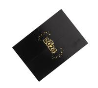 Artibetter Graduation Guest Sign Book, Black Paper Three Fold Cards | Tabletop Placement, Easy Open Writing, for Names and Wishes at Party or Ceremony