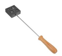 Artibetter Graphite Half Sphere Mold for Metal Casting and Wood Branding, Small-Capacity with Versatile Design, Suitable for Personal Use and Crafts, Black Graphite and Wood Material