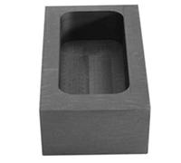 ARTIBETTER Graphite Ingot Mold Metal Casting Mold for Melting Silver Gold Copper with High Thermal Conductivity and Stability Reusable Crucible for Refining and Quick Heating Cooling Suitable