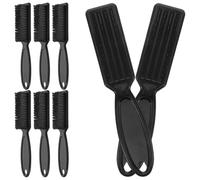ARTIBETTER Hair Clipper Cleaner 8Pcs Soft Nylon Bristle Barber Brush Long Handle for Professional Haircut and Face Dusting