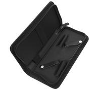 ARTIBETTER Hair Cutting Tool Bag 2Pcs Black Zippered Scissor Holder Pouch Suitable for Barbers and Hairdressers