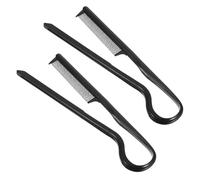 Artibetter Hair Straightener Combs 2Pcs V-Shaped Styling Tools for Haircut and Hair Pulling, Suitable for Salon Hairdressing and Daily Use