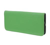 ARTIBETTER Hairdressing Tool Bag 2pcs Green Pu Leather Hairdresser Scissor Pouch Textured Surface, Portable Hair Cutting Tools Storage for Professional Stylists