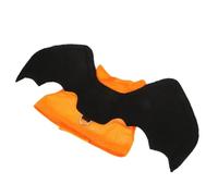 ARTIBETTER Halloween Bat Wing Costume for Dogs and Cats Orange Cloth Pet Outfit Creative Foldable Bat Wings for Photo Shoots and Daily Wear Special Occasions like Christmas