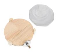 Artibetter Hamster Cooling Mat Octagonal Ceramic Heat Dissipation Plate Reusable Small Animals Cooling Bed for Summer Pet's Bed