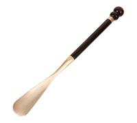 Artibetter Handle Shoe Horn Sl nd Practical Design for Seniors with Ebony Wood and Copper, Convenient to Use and Easy for Daily Shoe Wearing