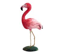Artibetter Handmade Wool Felt Flamingo Needle Felting Craft Kit DIY Animal Felting Material for Adults Flamingo Ornament for Home Decoration and