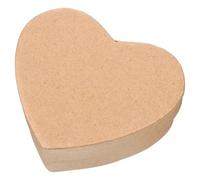 Artibetter Heart Shaped Paper Box for Chocolates and Candy, DIY Creativity with Decorative Flair, Khaki Paper Material, 8.5x7.5x3cm, for Valentine's Day and Flower Arrangements