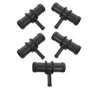 Artibetter Heater with High Temperature Resistance and Corrosion Protection 5pcs Hose Tee Connector Plastic 3-Way Tee Shaped Inlet Hose Splitter Car for Cooling System Radiator